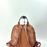 Vive La Difference SUDEST DOTS Leather Backpack CARAMEL - Big Bag NY 1