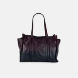 Vive La Difference VLD Winter Ombre Shoulder Tote Bag in Burgundy - Big Bag NY
