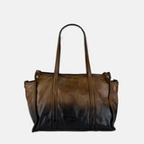 Vive La Difference VLD Winter Ombre Shoulder Tote Bag in Noce Brown - Big Bag NY