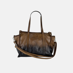 Vive La Difference VLD Winter Ombre Shoulder Tote Bag in Noce Brown - Big Bag NY