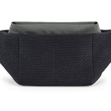 In-Zu Wallaby Crossbody Sling in Black Matte Quilt - Big Bag NY