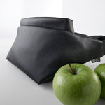 In-Zu Wallaby Crossbody Sling in Black Appleskin - Big Bag NY