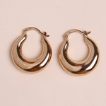 Waekura Milo gold hoop earrings - Big Bag NY