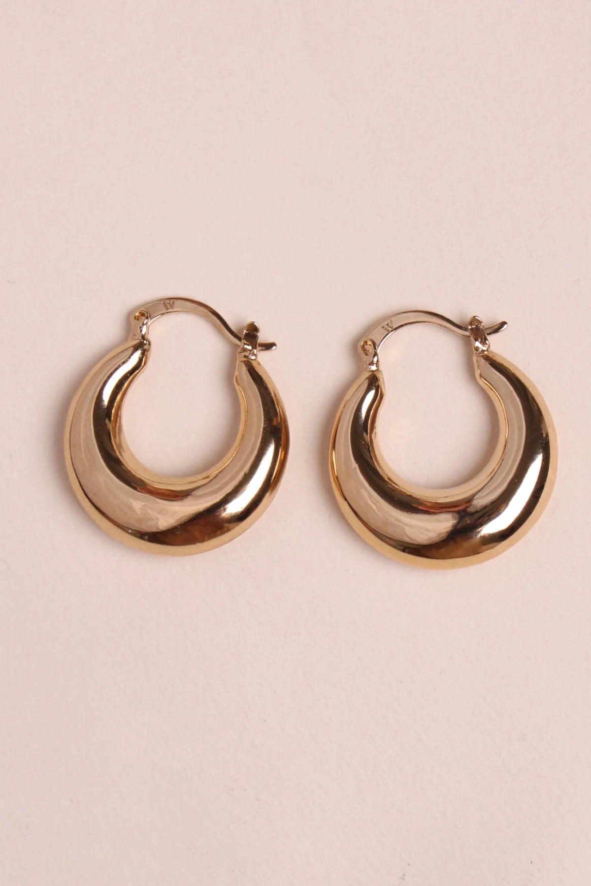 Waekura Milo gold hoop earrings - Big Bag NY