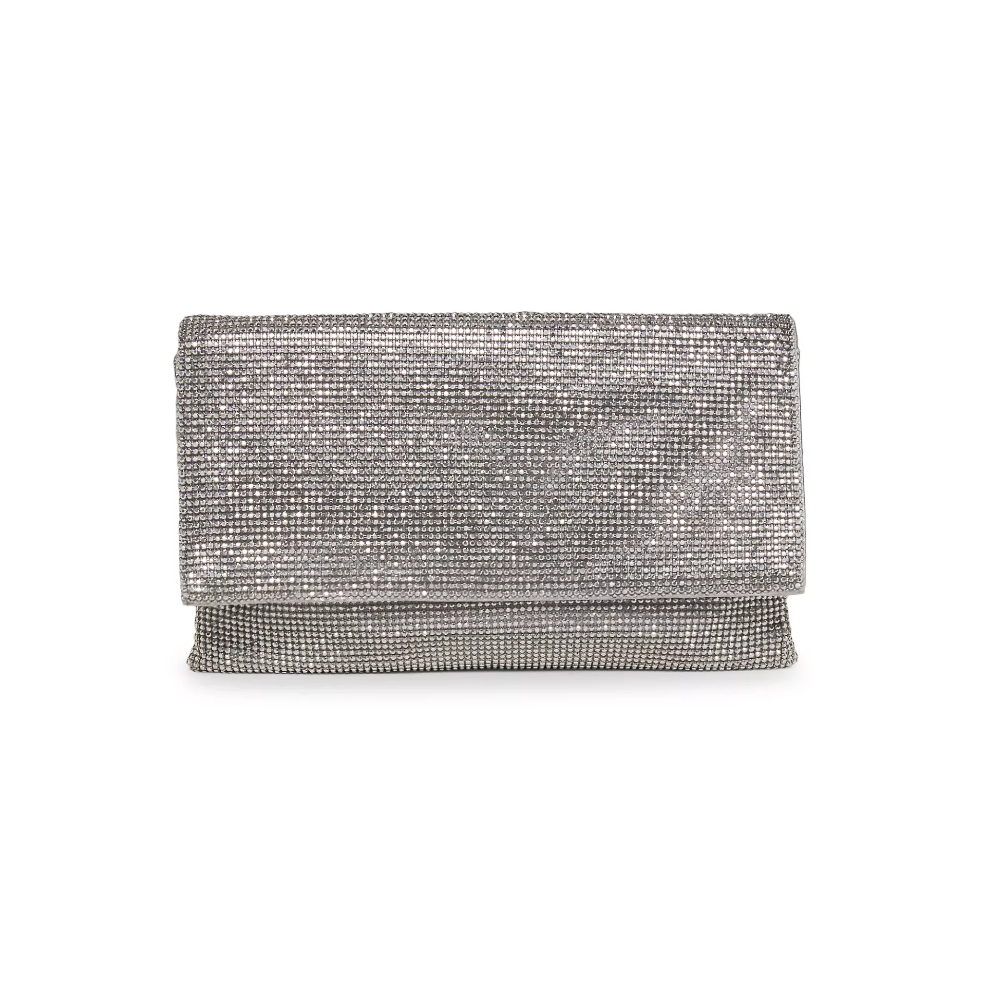 Whiting and Davis Gemma Clutch Pewter - Big Bag NY
