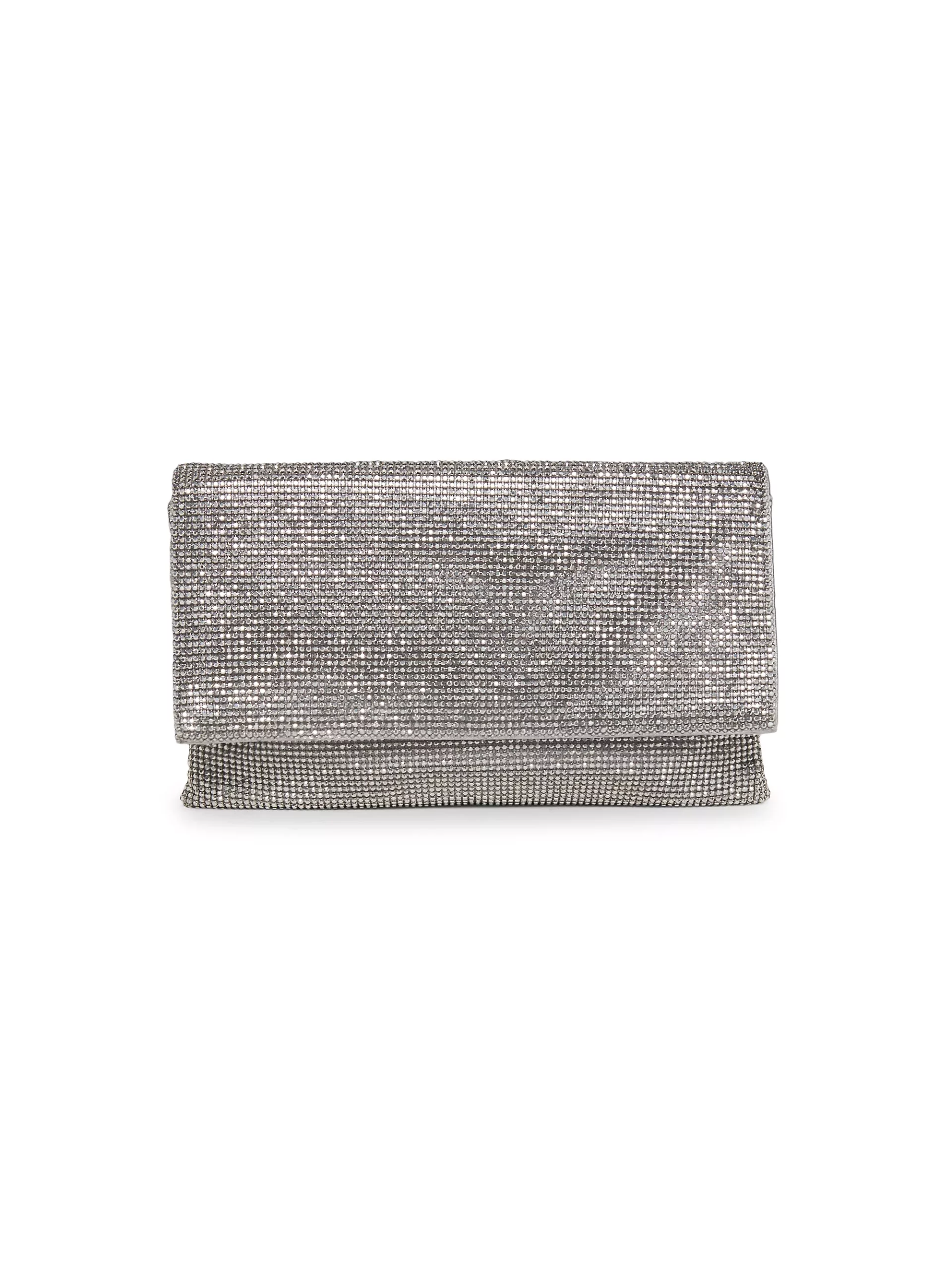 Whiting and Davis Gemma Clutch Pewter - Big Bag NY