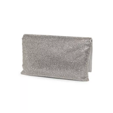 Whiting and Davis Gemma Clutch Pewter back view Big Bag NY