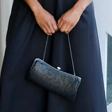 Whiting and Davis Rowen Clutch Black2 - Big Bag NY