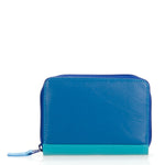 Mywalit RFID-protected Zip Around Fan Credit Card Wallet in Seascape - Big Bag NY