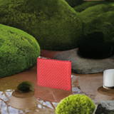 Zip Pouch and Key Case 7 Treasures Red Big Bag NY