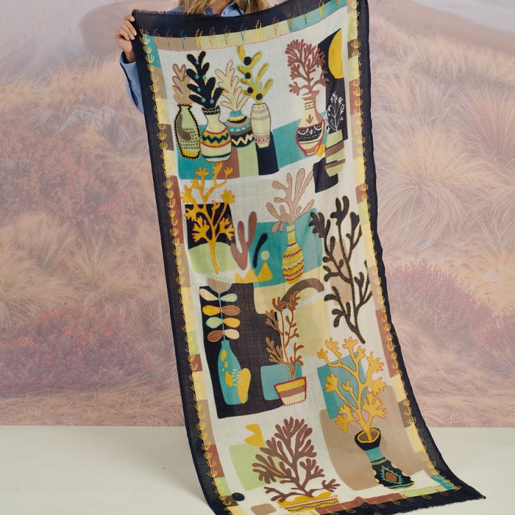 Storiatipic Andrea Wool Scarf - Big Bag NY