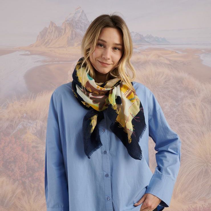 Storiatipic Andrea Wool Scarf - Big Bag NY