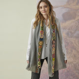 Storiatipic Angie Wool Scarf in Grey - Big Bag NY
