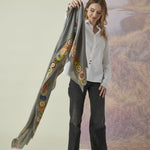 Storiatipic Angie Wool Scarf in Grey - Big Bag NY