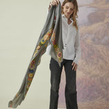 Storiatipic Angie Wool Scarf in Grey - Big Bag NY