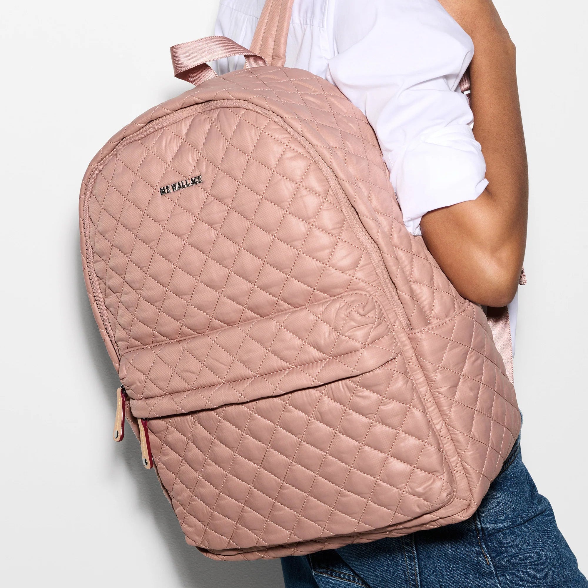 MZ Wallace Metro Backpack Deluxe Dusty Rose - Big Bag NY