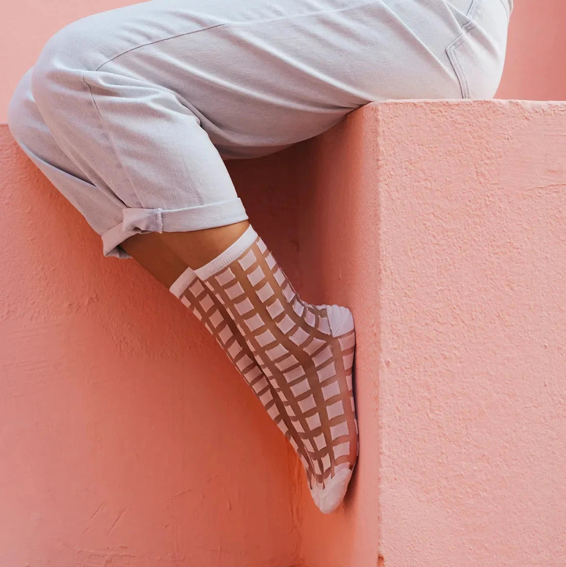 Atelier St Eustache Ginza Sock in Pink - Big Bag NY