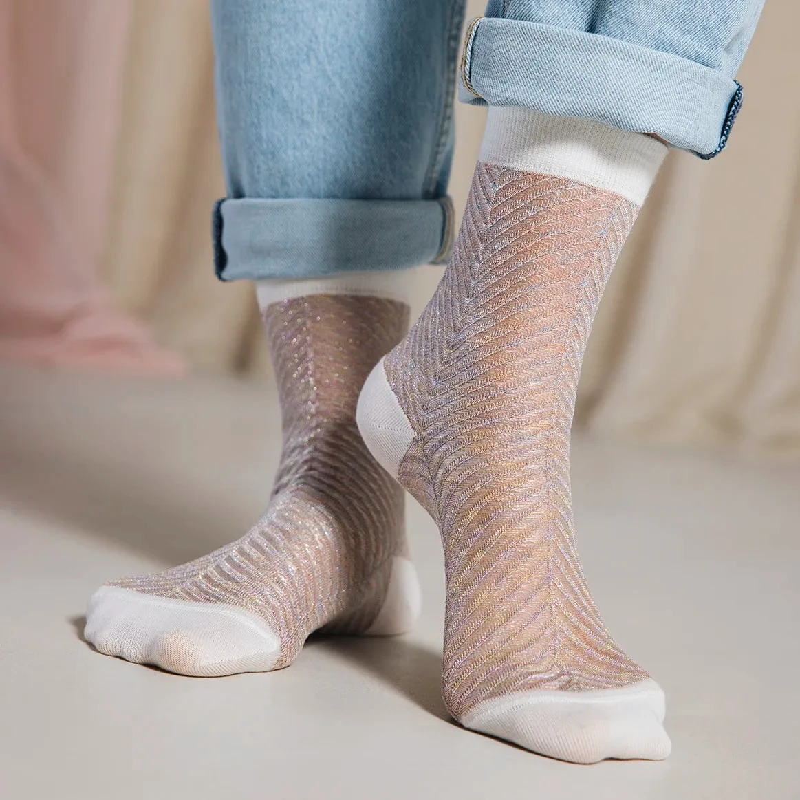 Atelier St Eustache Sapin Irisée Sock - Big Bag NY