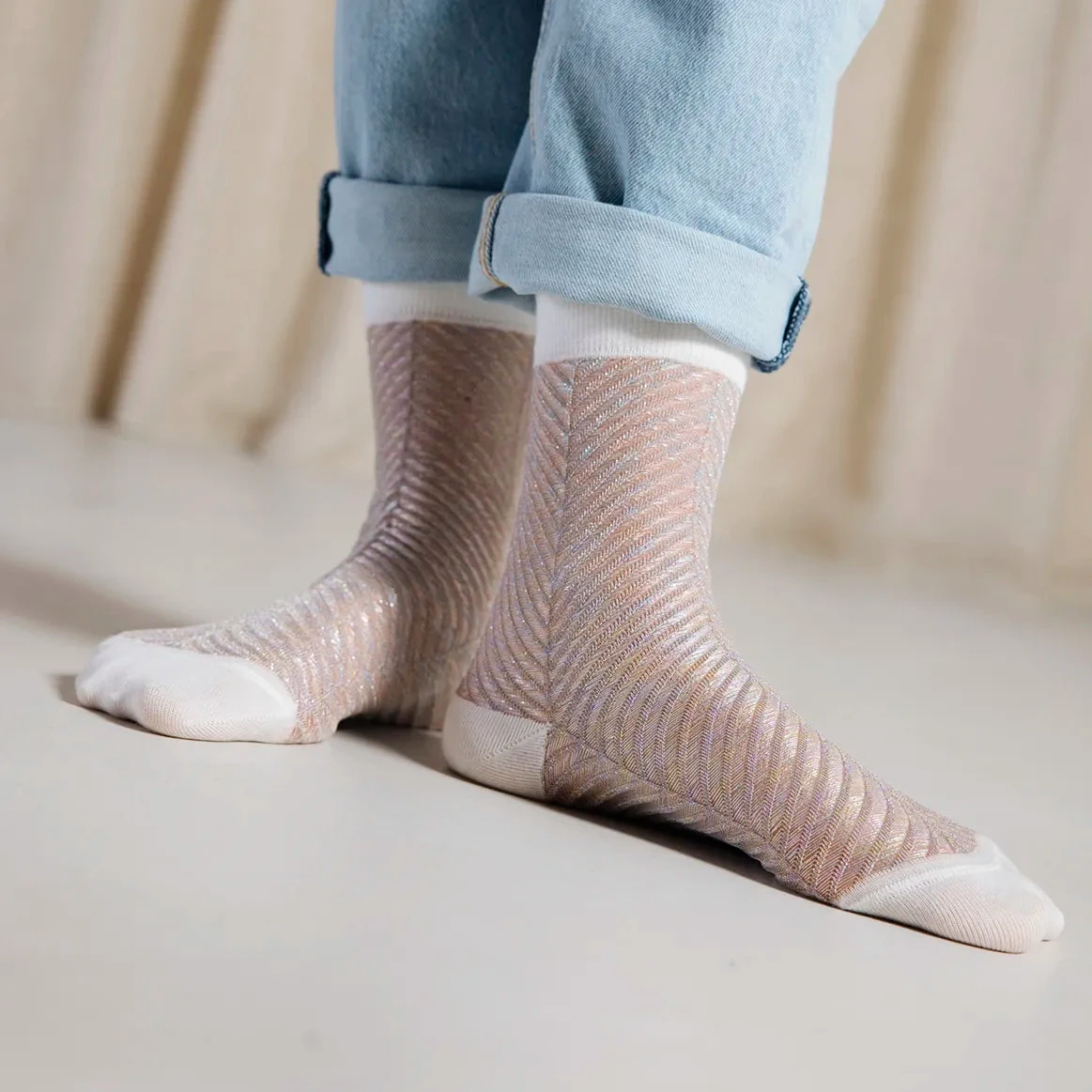 Atelier St Eustache Sapin Irisée Sock - Big Bag NY