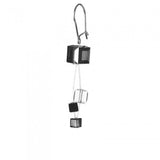 Miravidi Cube Earrings Grey Black - Big Bag NY