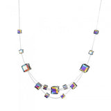 Miravidi Cube Necklace Aurora Borealis - Big Bag NY