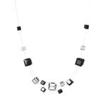 Miravidi Cube Necklace Grey-Black - Big Bag NY