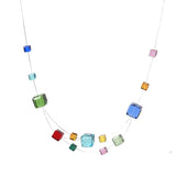 Cube Necklace Chatoyant