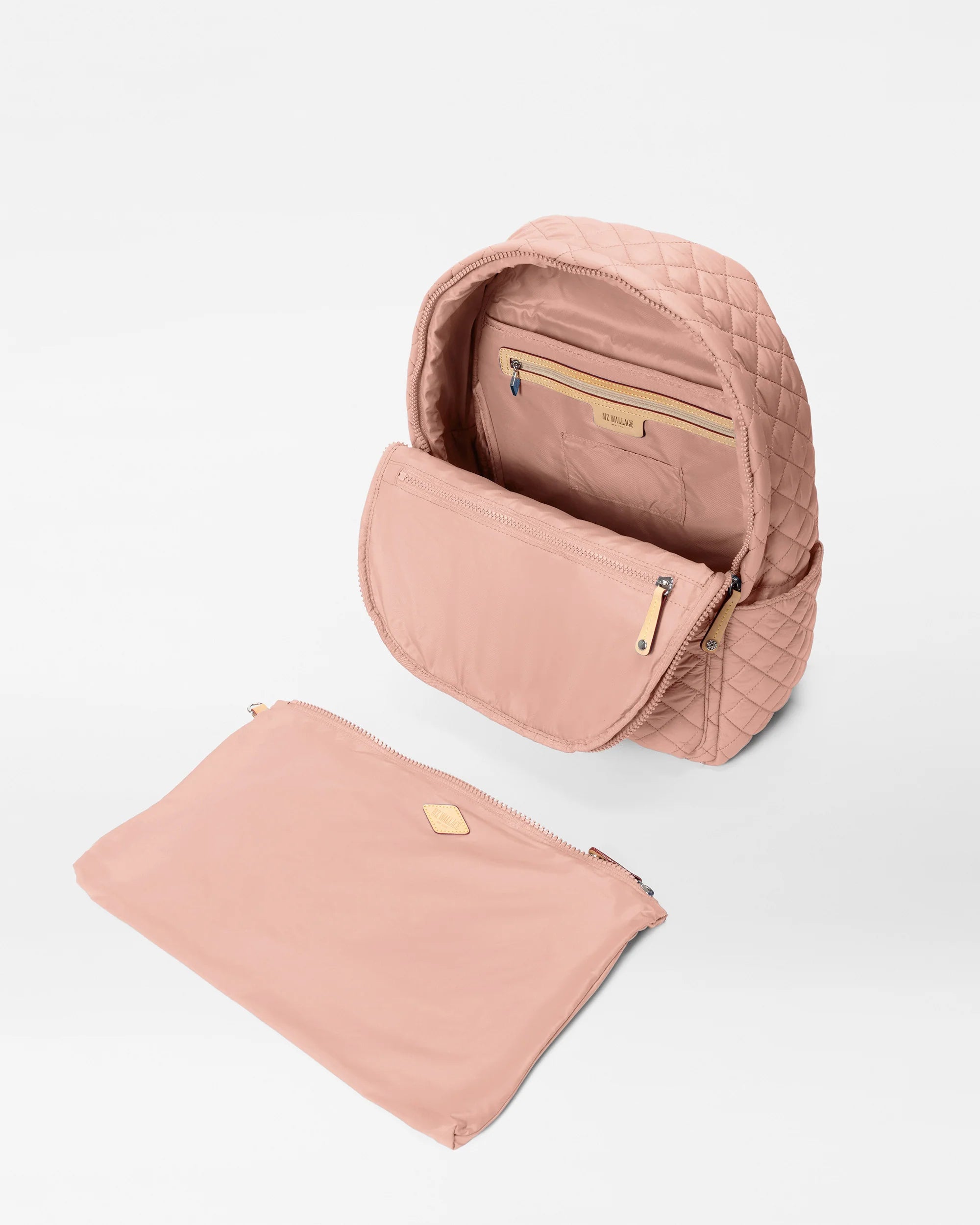 MZ Wallace Metro Backpack Deluxe Dusty Rose - Big Bag NY