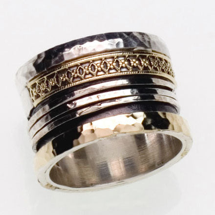 Ithil Mixed Metal Spinner Ring - Big Bag NY