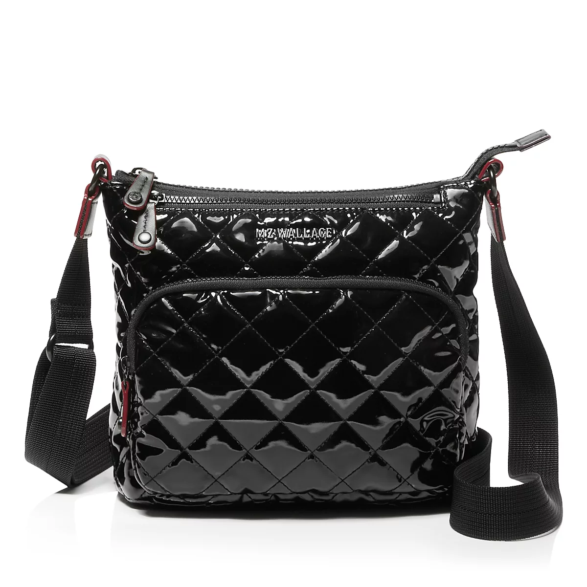 Metro Scout Deluxe Crossbody in Black Lacquer - Big Bag NY 