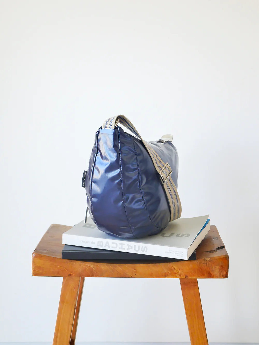 Brontibay Mimi Glam Hobo Bag Sapphire Blue- Big Bag NY