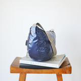 Brontibay Mimi Glam Hobo Bag Sapphire Blue- Big Bag NY