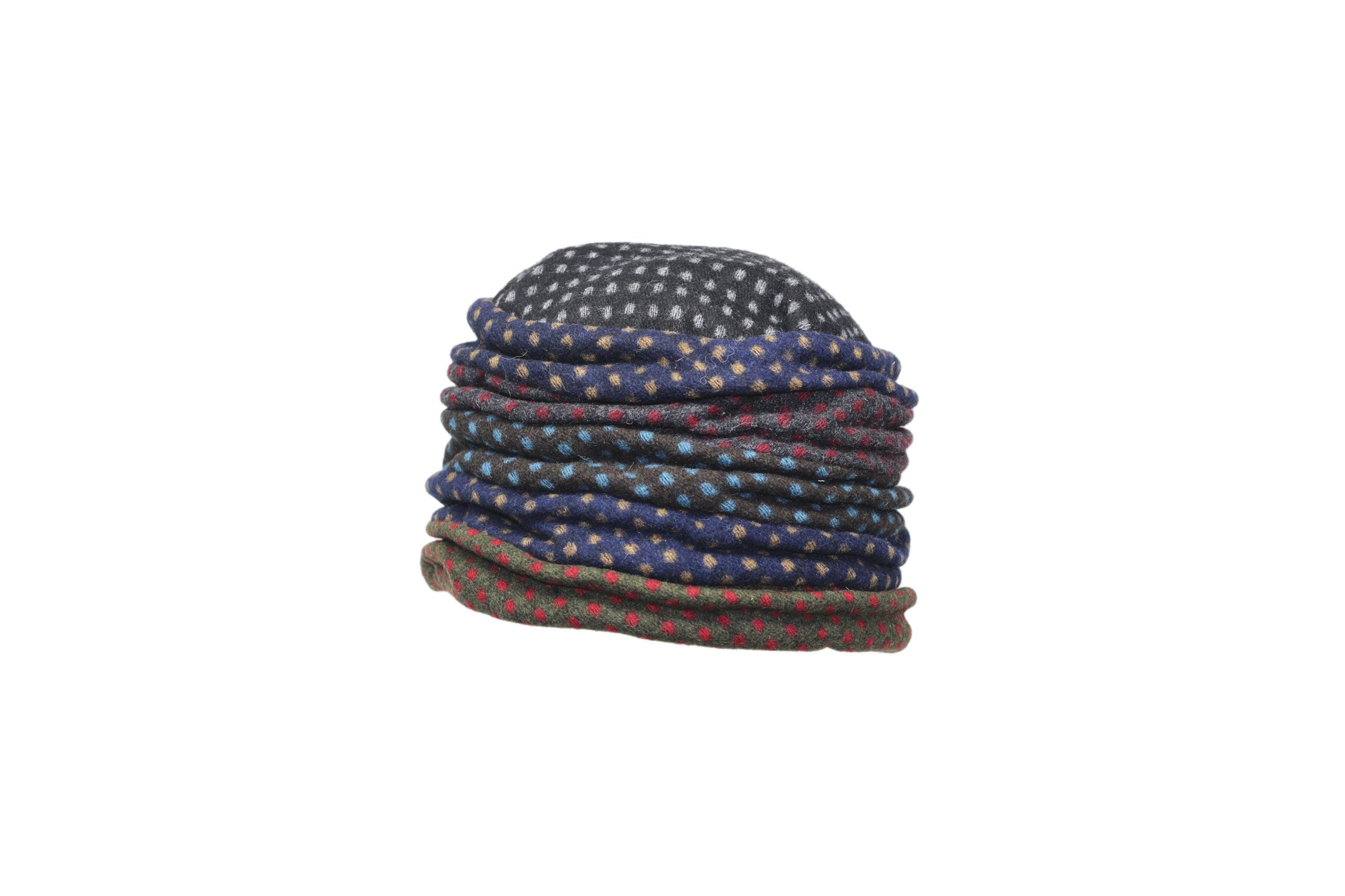 Grevi Winter Polka Dot Toque Big Bag NY