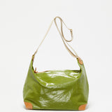 Jack Gomme ARTI Linen Messenger Bag Green - Big Bag NY