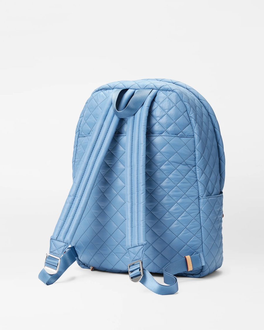 MZ Wallace Metro Backpack Deluxe Cornflower Blue - Big Bag NY