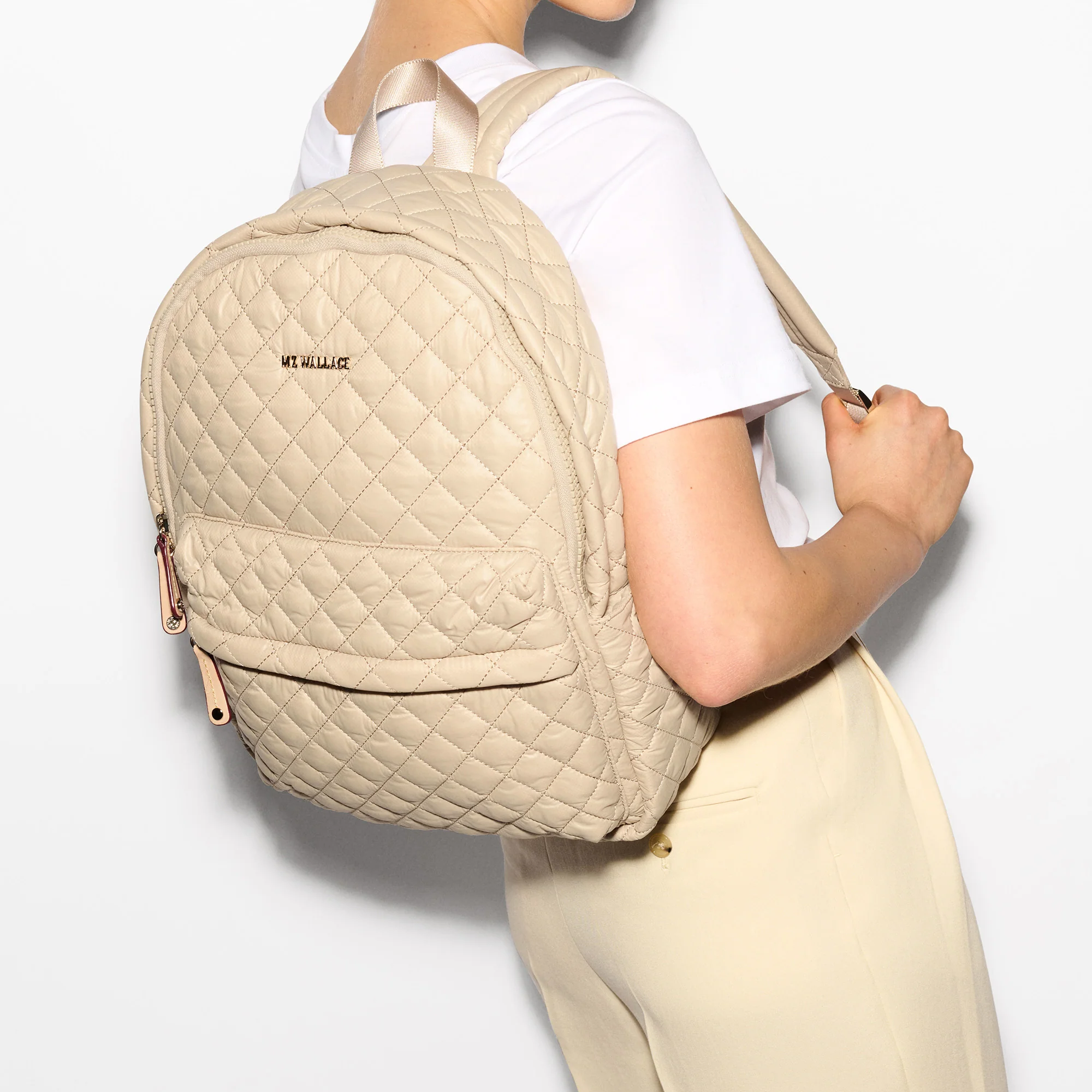 MZ Wallace City Metro Backpack Buff - Big Bag NY