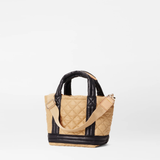 MZ Wallace Mini Empire Tote in Camel and Black - Big Bag NY