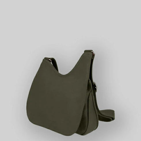 Les Ateliers Foures Artemis Asymmetric Crossbody Bag Kaki - Big Bag NY