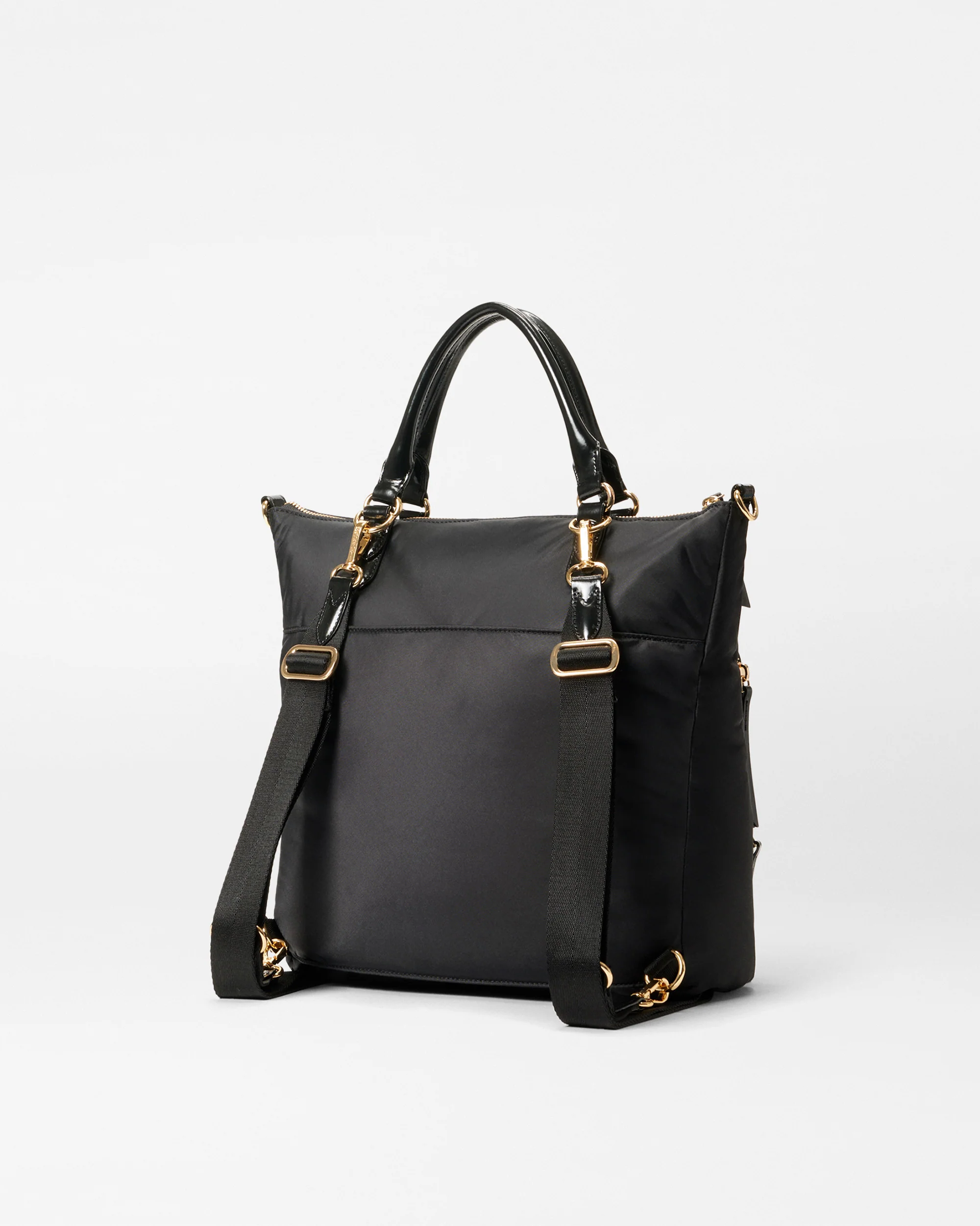 Chelsea Convertible Backpack in Black - Big Bag NY