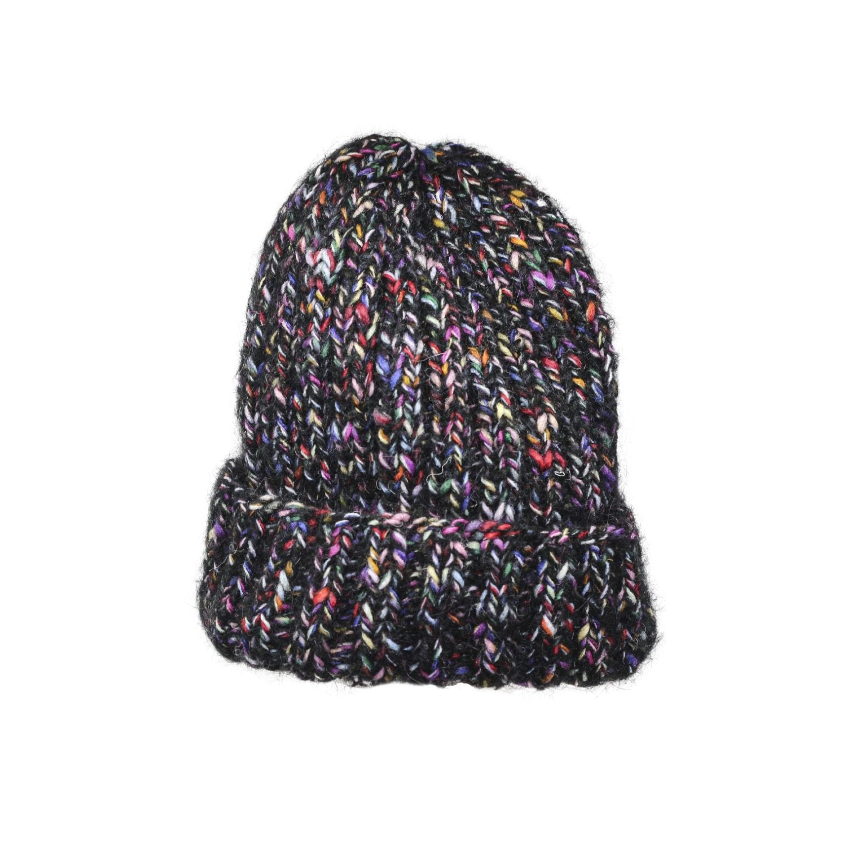 Black Grevi Hand Knit Hat - Big Bag NY