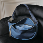 Brontibay SAKARI Satin Nylon Belt Bag Sapphire - Big Bag NY