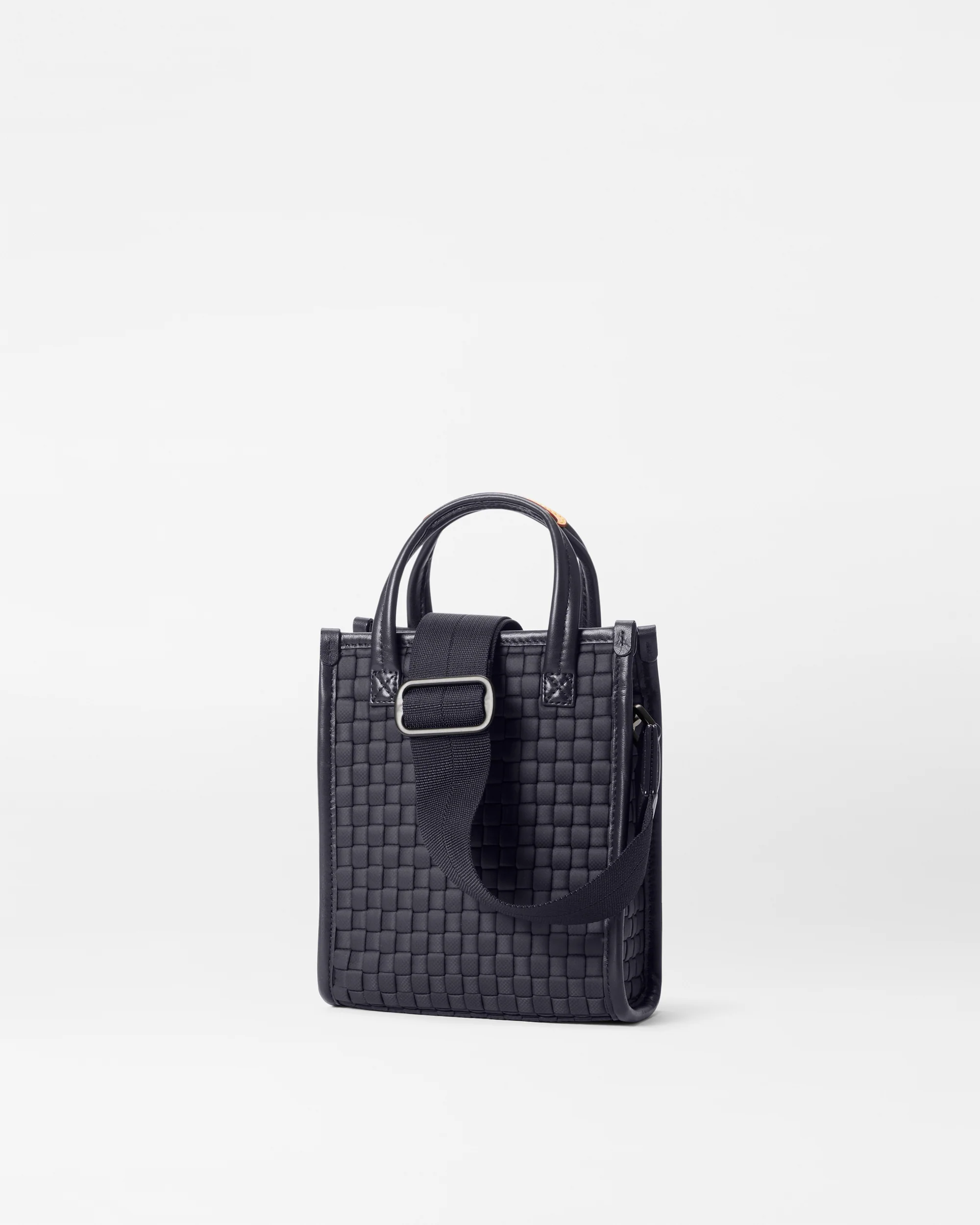 MZ Wallace Micro Woven Box Tote Black - Big Bag NYC