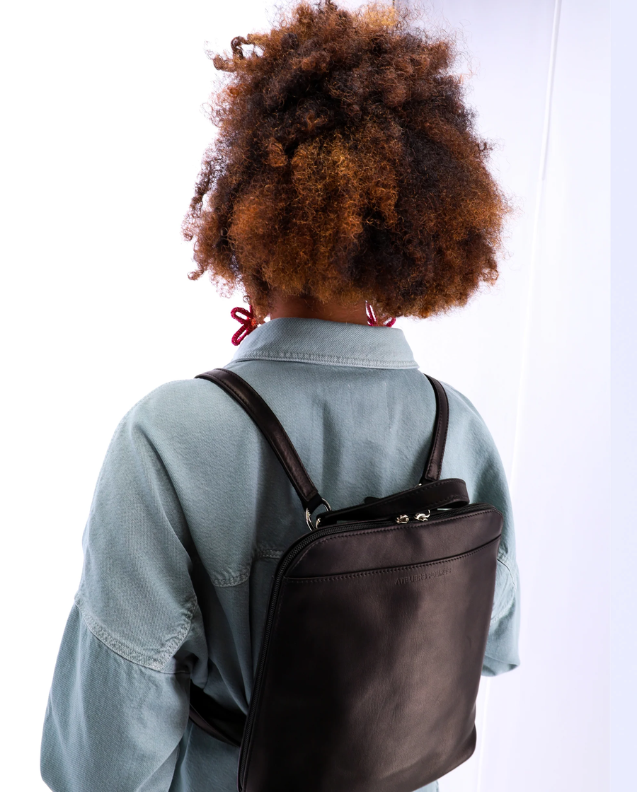 Les Ateliers Foures Andromede Leather Backpack