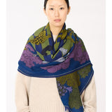 Magnus Wool Scarf in Moss