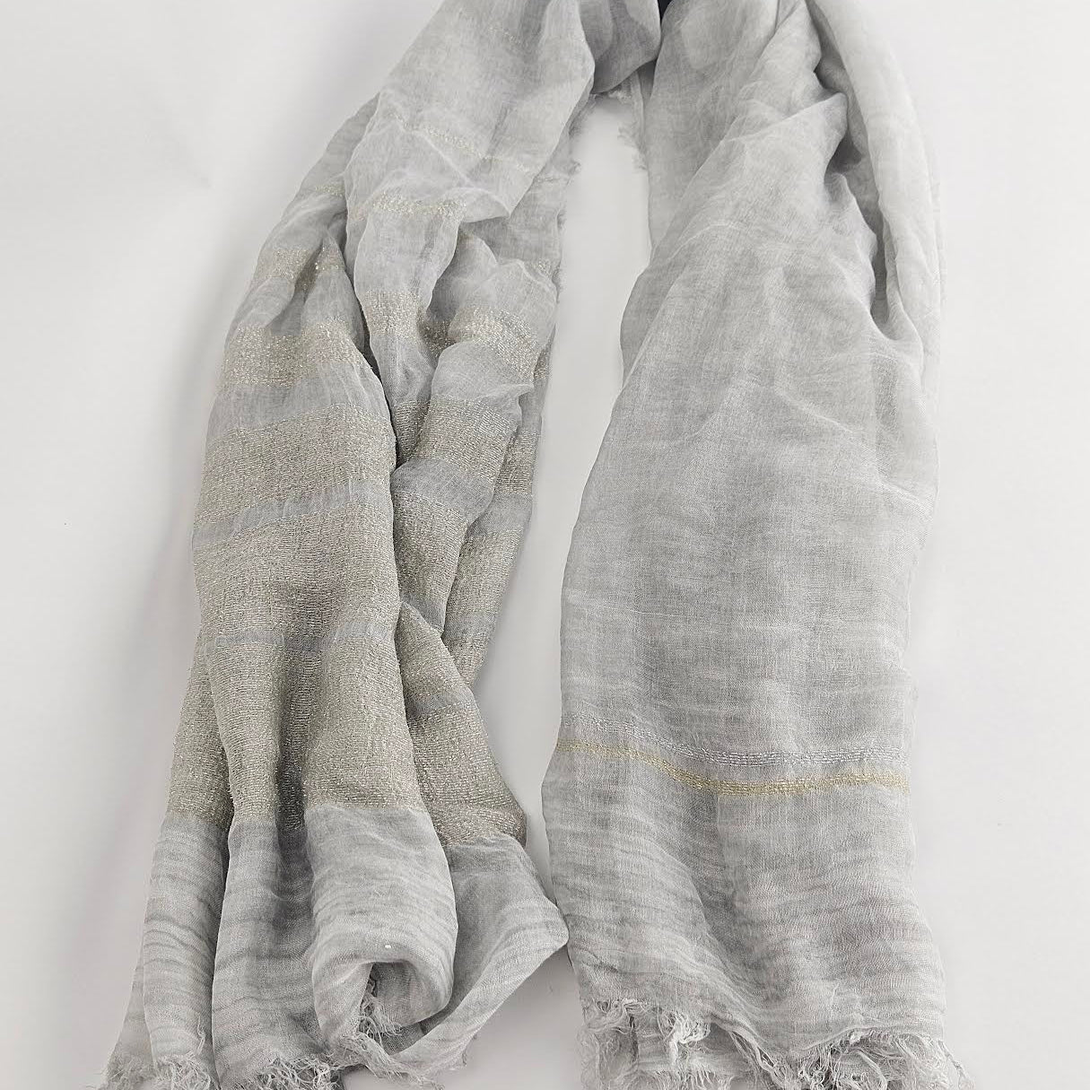 Sparkle Stripe Modal Scarf - Big Bag NY