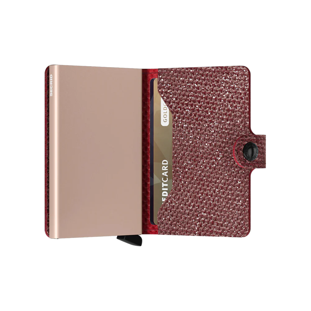 Secrid Miniwallet in Sparkle Red- Big Bag NY