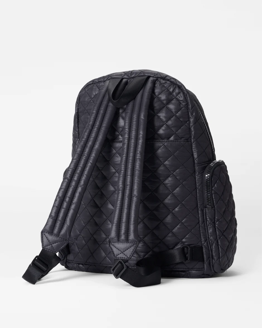 Black MZ Wallace Pocket Metro Backpack Deluxe - Big Bag NY