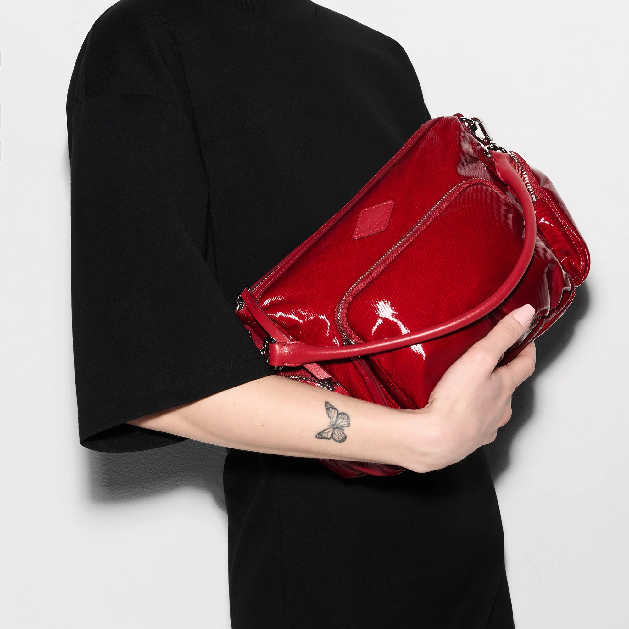 MZ Wallace Small Chelsea Crossbody Bag in Apple Gloss - Big Bag NY