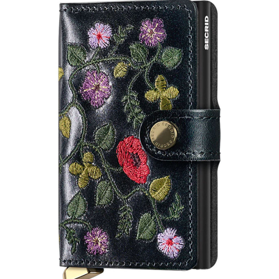 Premium Miniwallet in Stitch Floral