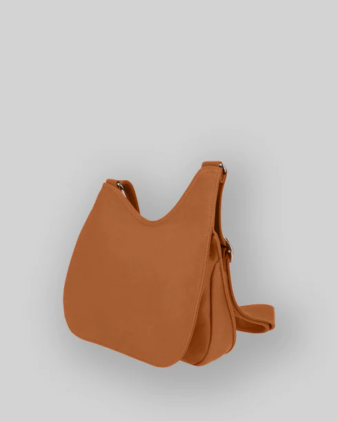 ARTEMIS Small Asymmetric Crossbody Bag with Flap
